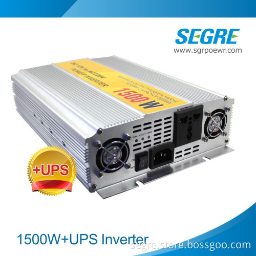 1500 W dc power inverter with UPS